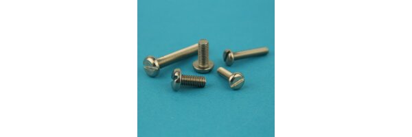 Flachkopfschrauben DIN 85
