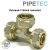 PIPETEC Schraubfitting-T-Stück reduziert