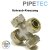 PIPETEC Schraubfitting-Kreuzung