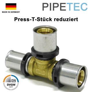 Press-T-Stück reduziert