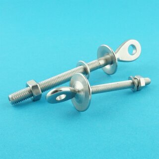 Augbolzen mit Kragen M6 x 60 mm, Edelstahl A4