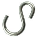 S-Haken D = 8 mmasymmetrisch Edelstahl A4