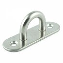 Augplatte lang 20 x 60 mm - Edelstahl A2 - gestanzt und...