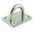 Augplatte rechteckig 35 x 40 mm - Edelstahl A2 - gestanzt und geschweisst