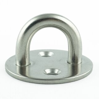 Augplatte rund Ø 33 mm - Edelstahl A2 - gestanzt und geschweisst