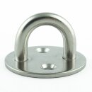 Augplatte rund Ø 33 mm - Edelstahl A2 - gestanzt und geschweisst
