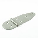 Edelstahlscharnier 130 x 40 x 1,5 mm, Edelstahl A2
