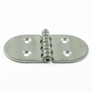 Edelstahlscharnier 75 x 40 x 1,5 mm, Edelstahl A2