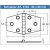 Scharnier 60 x 95 x 1,5 mm, Edelstahl A2