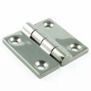 Scharnier 38 x 38 x 4,5 mm Feinguss poliert, Edestahl...