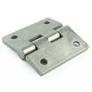 Scharnier 50 x 50 x 4,5 mm Feinguss poliert, Edestahl AISI 316 / A4
