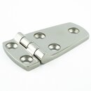 Scharnier 76 x 38 x 4,5 mm Feinguss poliert, Edestahl AISI 316 / A4
