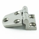 Scharnier 68 x 37 x 4,5 mm Feinguss poliert, Edestahl AISI 316 / A4
