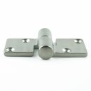 Scharnier 92 x 36 x 5 mm, Recht, Feinguss poliert, Edestahl AISI 316 / A4