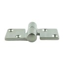 Scharnier 92 x 36 x 5 mm, Links, Feinguss poliert, Edestahl AISI 316 / A4