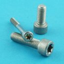 M2,5 x 6 mm Zylinderschrauben mit Innensechsrund (TX) ISO...