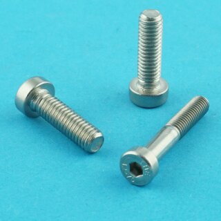 50 Zylinderschrauben DIN 7984 Edelstahl V2A M4 niedrig ISK 