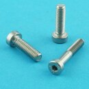 Zylinderschrauben M6 X 30 mit Innensechskant, niedr. Kopf DIN 7984 Edelstahl A2