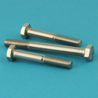Sechskantschrauben M16 X 180 mit Schaft DIN 931 Edelstahl A2