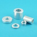 M5 Distanzhülse 5,5x10x10 (DI x DA x L) Alu