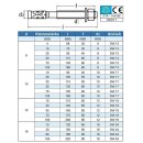 Bolzenanker 10,0X25/105 Edelstahl A4