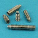Gewindestifte M5 X 5 mit Innensechskant u. Zapfen DIN 915...