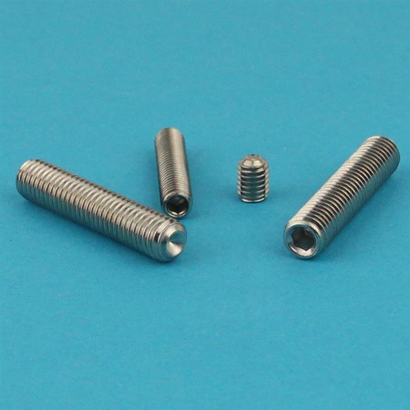 Gewindestifte mit Innensechskant und Ringschneide DIN 916 Edelstahl A2