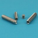 Gewindestifte M5 X 50 mit Innensechskant u. Ringschneide DIN 916 Edelstahl A2