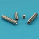 Gewindestifte M8 X 40 mit Innensechskant u. Ringschneide DIN 916 Edelstahl A2