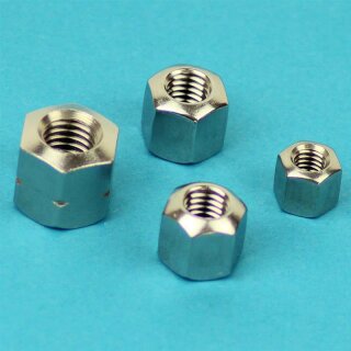 Sechskantmuttern, 1,5 d hoch, Form B DIN 6330 A2 BM 8