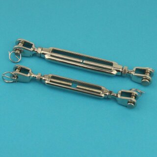 Wantenspanner Gabel-Gabel geschweißt offen Edelstahl A4