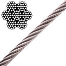 2,5 mm Drahtseil 7x19 weich, Edelstahl A4