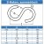 S-Haken D=4 symmetrisch, Edelstahl A4