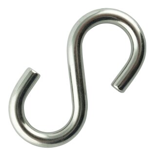 S-Haken D=5 symmetrisch, Edelstahl A4