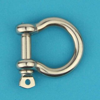 20 Stück Schäkel lange Form D= 8 x 16 mm - Edelstahl A4 ähnl. DIN 82101 20 Stück Schäkel lange Form D= 8 x 16 mm - Edelstahl A4 ähnl. DIN 82101