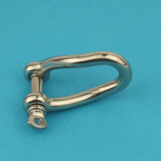 Schäkel gedreht D=8, Edelstahl A4