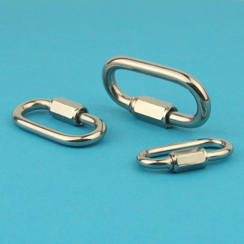 UNICRAFTALE Schraubkarabiner-Anhänger – 4 Stück, Edelstahl, 26 Mm, Mit Strasssteinen