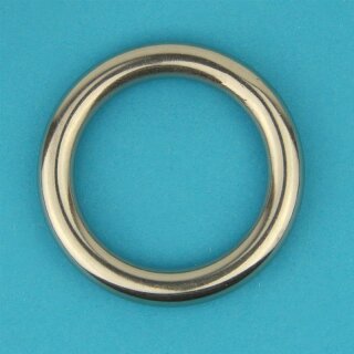 Ring 12 X 70 geschweißt, poliert, Edelstahl A4