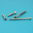 Dielenschrauben 3,2 X 40/24 TORX TX-10 mit Linsenkopf, Edelstahl A2