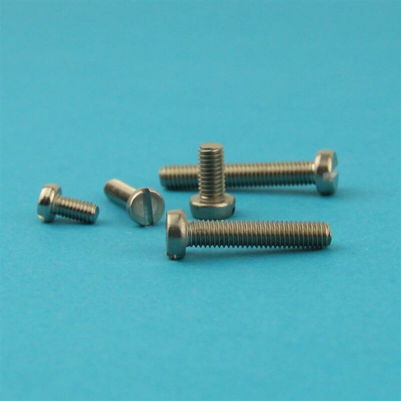 25 St Schlitzschrauben DIN 84 M3x45 EDELSTAHL A2 V2A Zylinderschrauben Schlitz 25 St Schlitzschrauben DIN 84 M3x45 EDELSTAHL A2 V2A Zylinderschrauben Schlitz