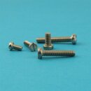 Zylinderschrauben M4 X 16 mit Schlitz DIN 84 Edelstahl A2