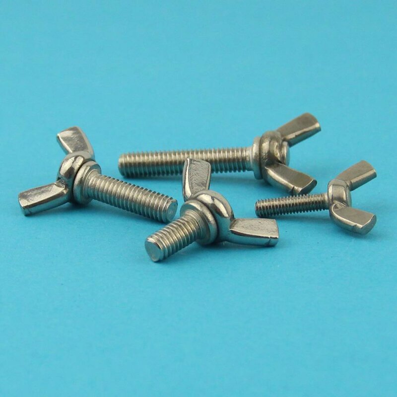 Flügelschrauben DIN 316 Flügelschraube VA Edelstahl A4 V4A M4 M5 M6 M8 Schraube 