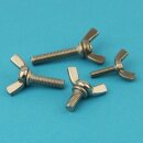 Flügelschrauben M  8 X 40  DIN 316 Edelstahl A2, amerikanische Form