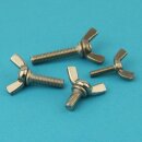 Flügelschrauben M 10 X 35  DIN 316 Edelstahl A2, amerikanische Form