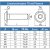 Linsenkopfschrauben mit Flansch ISO 7380 TORX Vollgewinde Edelstahl A2 technische Zeichnung