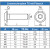 Linsenschrauben mit Innensechsrund (TX) und Flansch ISO 7380 M3 x 3 Edelstahl A2