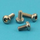 Linsenschrauben M3 X 8 mit Innensechsrund "TX"...
