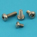 Linsenschrauben M5 X 10 mit Kreuzschlitz "H" DIN 7985 Edelstahl A2