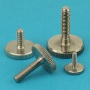 Rändelschrauben M3 X 8 niedr. Form DIN 653 Edelstahl A2