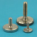 Rändelschrauben M6 X 10 niedr. Form DIN 653 Edelstahl A2